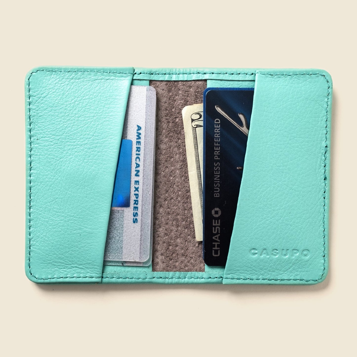 CASUPO Compact Bifold with RFID Protection - Baby Blue
