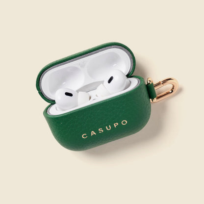 CASUPO Leather Airpod Case - Green