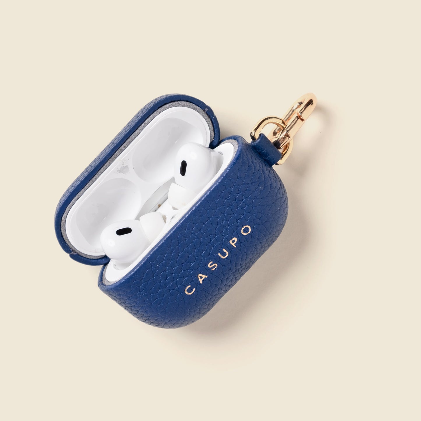 CASUPO Leather Airpod Case - Cobalt