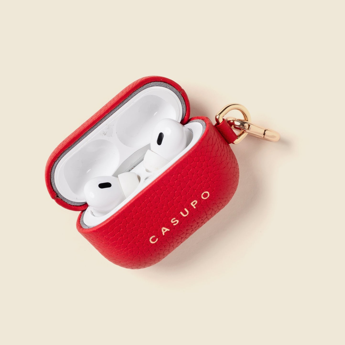 CASUPO Leather Airpod Case - Red