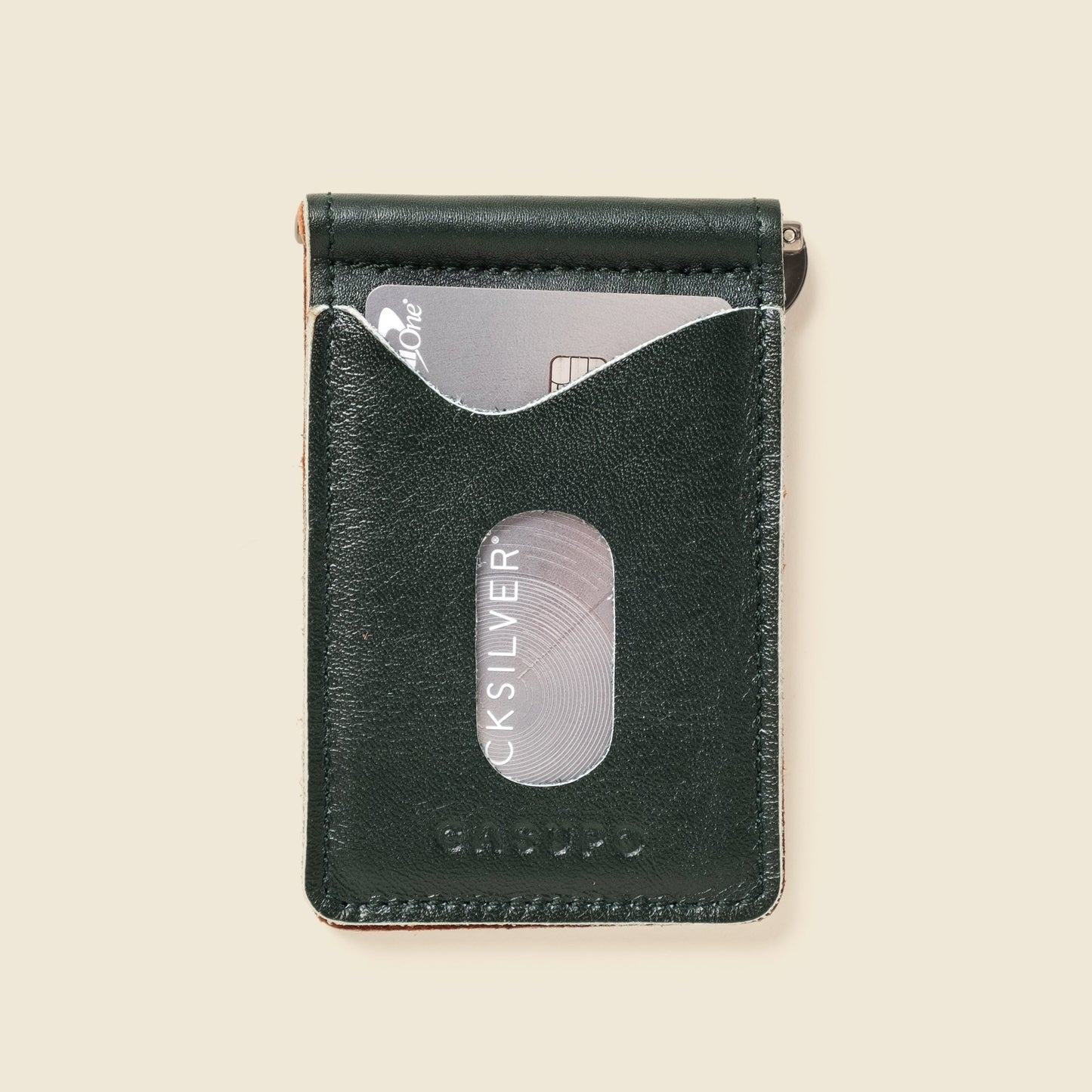 CASUPO Money Clip Wallet - Green