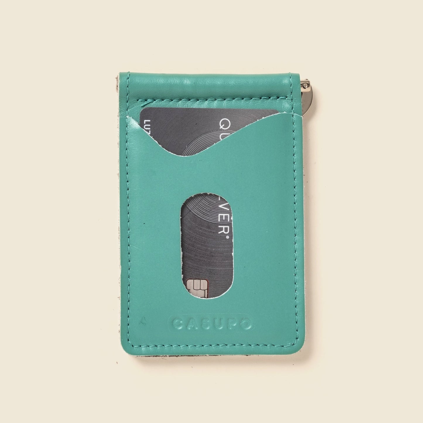 CASUPO Money Clip Wallet - Teal