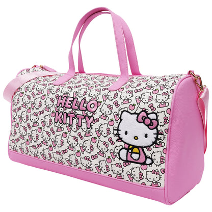 Ful Sanrio Hello Kitty Pink & White Weekender Duffel Bag