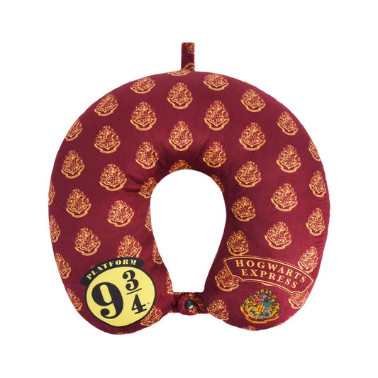 Harry Potter Burgundy Red Travel Neck Pillow, Hogwart's Express - Stiles Supply Co.