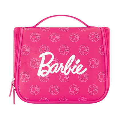 Barbie™ Cosmetic Bag with All-Over Logo Pattern - Stiles Supply Co.