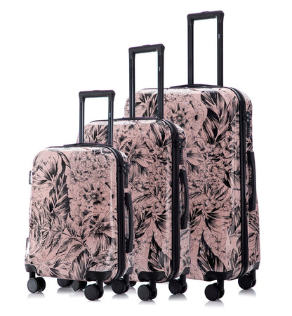 Mirage Forest ABS Hard Shell Lightweight 3-Piece Luggage Set - Stiles Supply Co.
