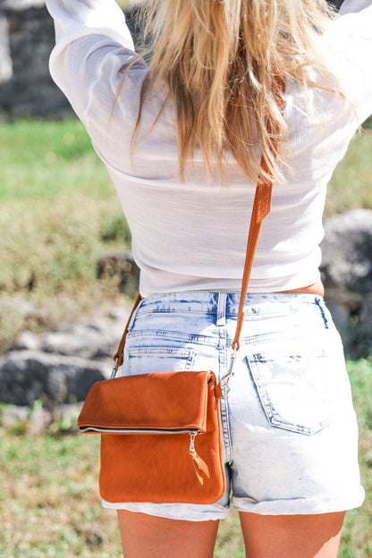 Lifetime Leather Co. Foldover Crossbody Clutch - Stiles Supply Co.