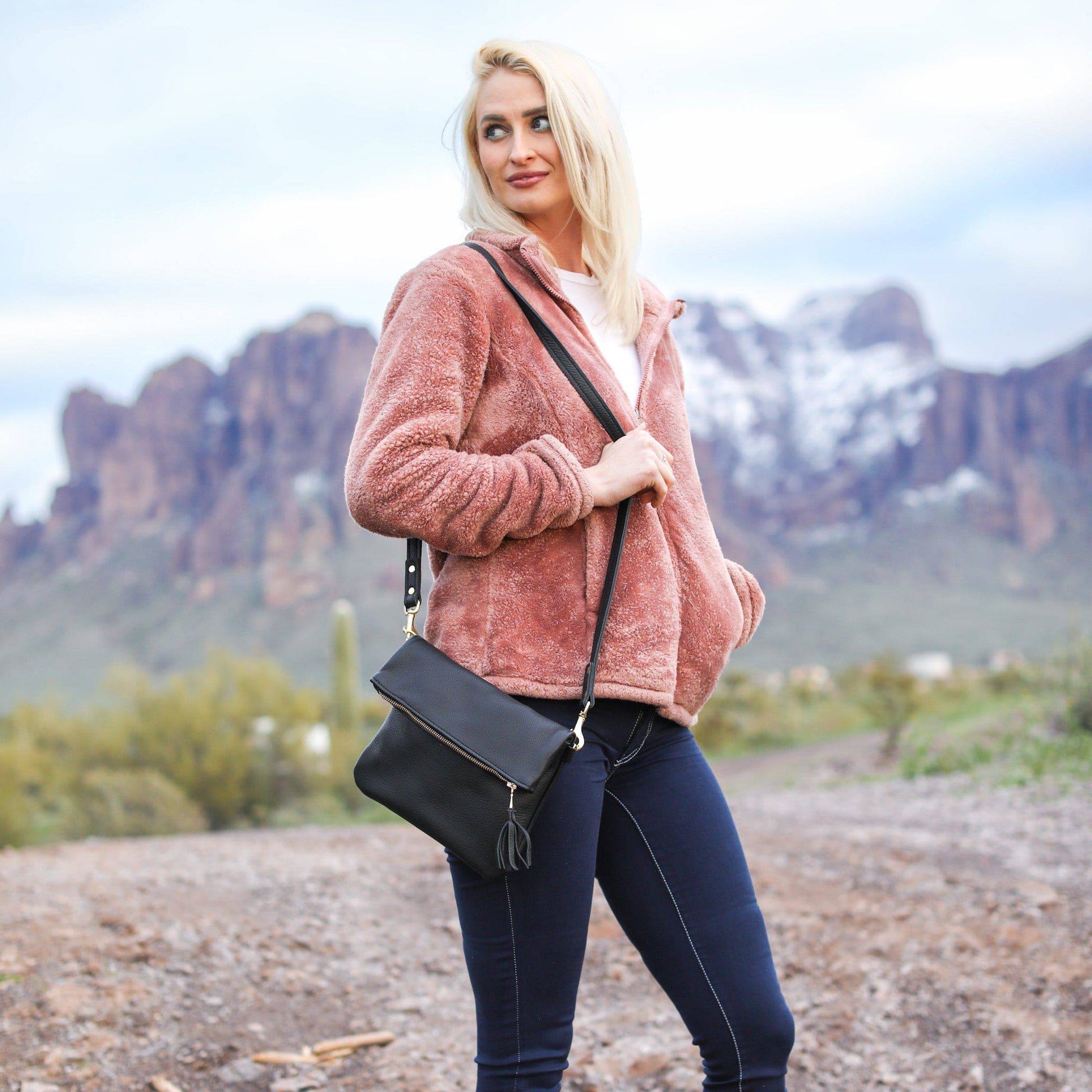 Lifetime Leather Co. Foldover Crossbody Clutch - Stiles Supply Co.