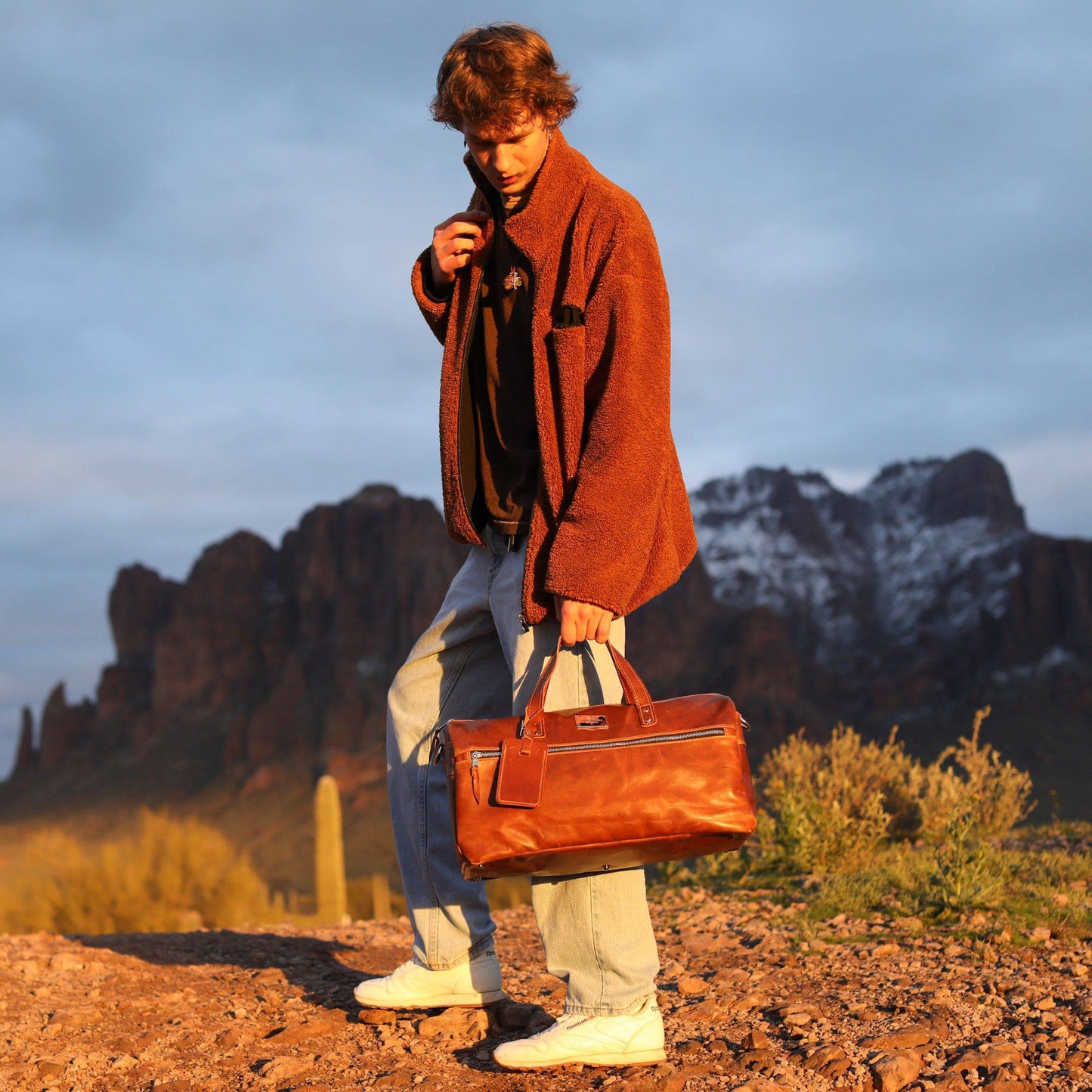 Lifetime Leather Co. Luxury Leather Duffel Bag - Stiles Supply Co.