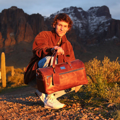 Lifetime Leather Co. Luxury Leather Duffel Bag - Stiles Supply Co.