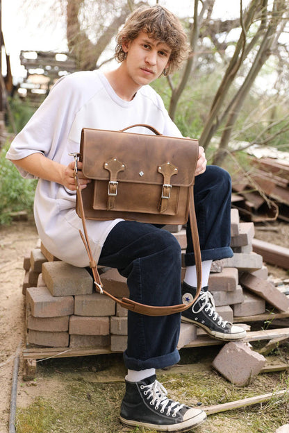 Lifetime Leather Co. Messenger Bag - Stiles Supply Co.