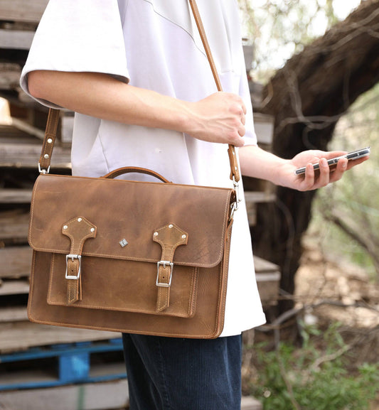 Lifetime Leather Co. Messenger Bag - Stiles Supply Co.