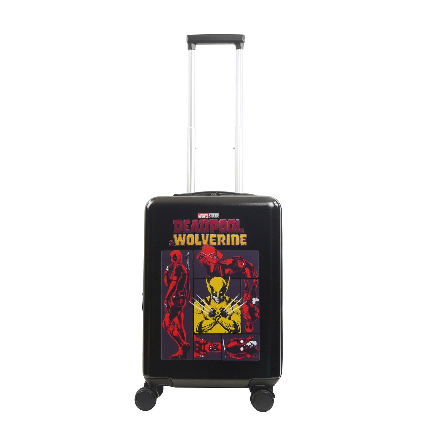 Marvel Deadpool & Wolverine Ful 22.5" Black Carry-On Luggage - Stiles Supply Co.