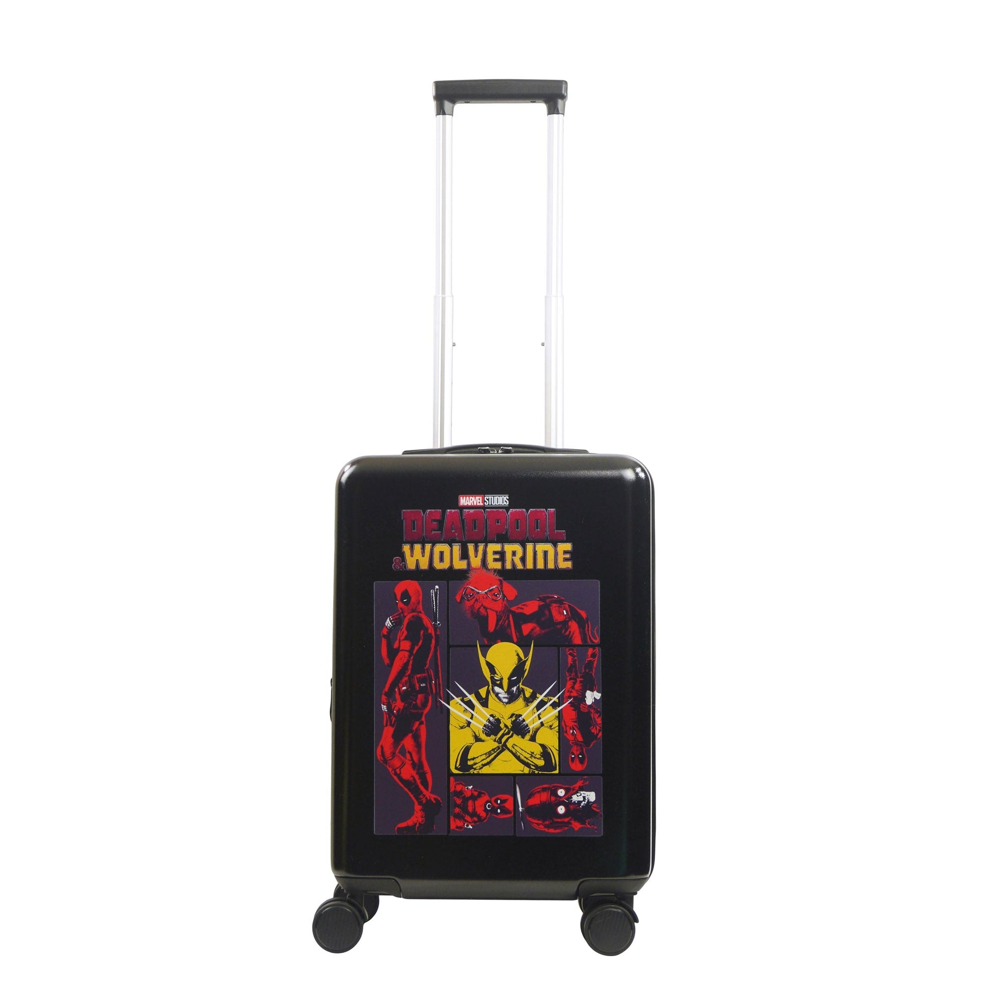 Marvel Deadpool & Wolverine Ful 22.5" Black Carry-On Luggage - Stiles Supply Co.