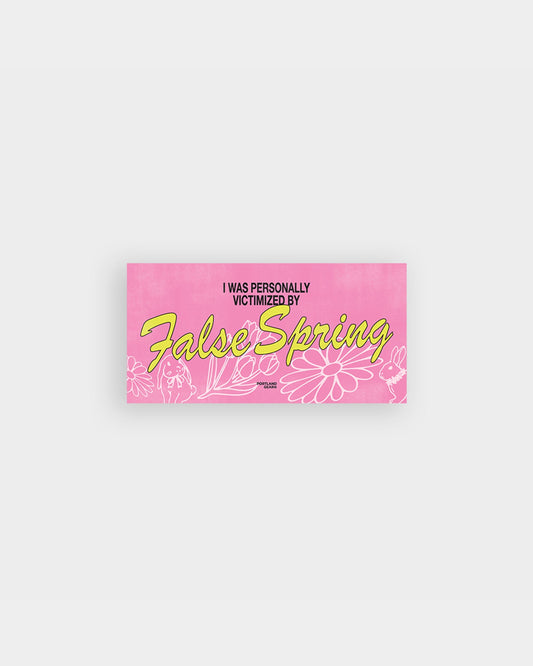 False Spring Sticker