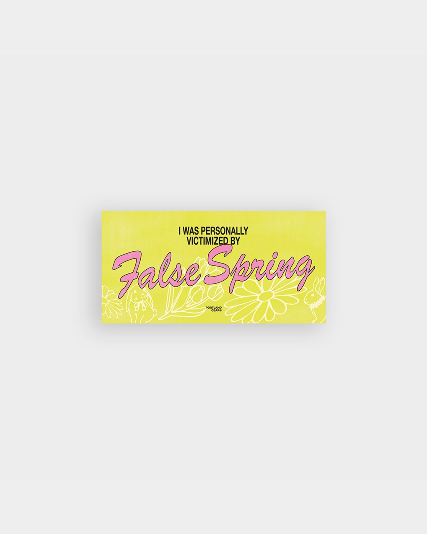 False Spring Sticker