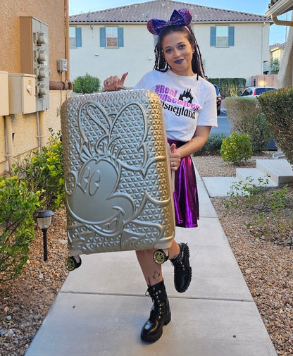 Disney Minnie Mouse FŪL 30" Luggage Spinner Taupe - Stiles Supply Co.