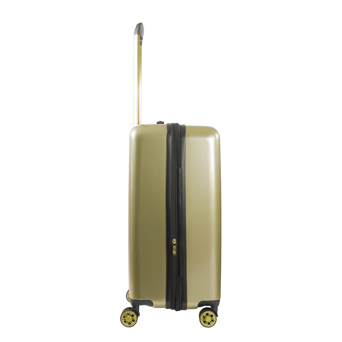Ful Groove 27" Expandable Hardside Spinner Luggage, Gold - Stiles Supply Co.