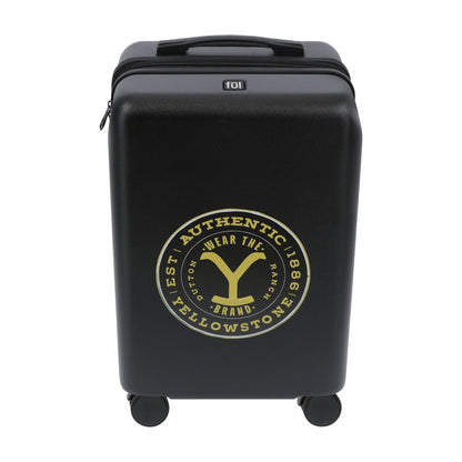 Yellowstone 22.5" Black Carry-On Suitcase Luggage - Stiles Supply Co.