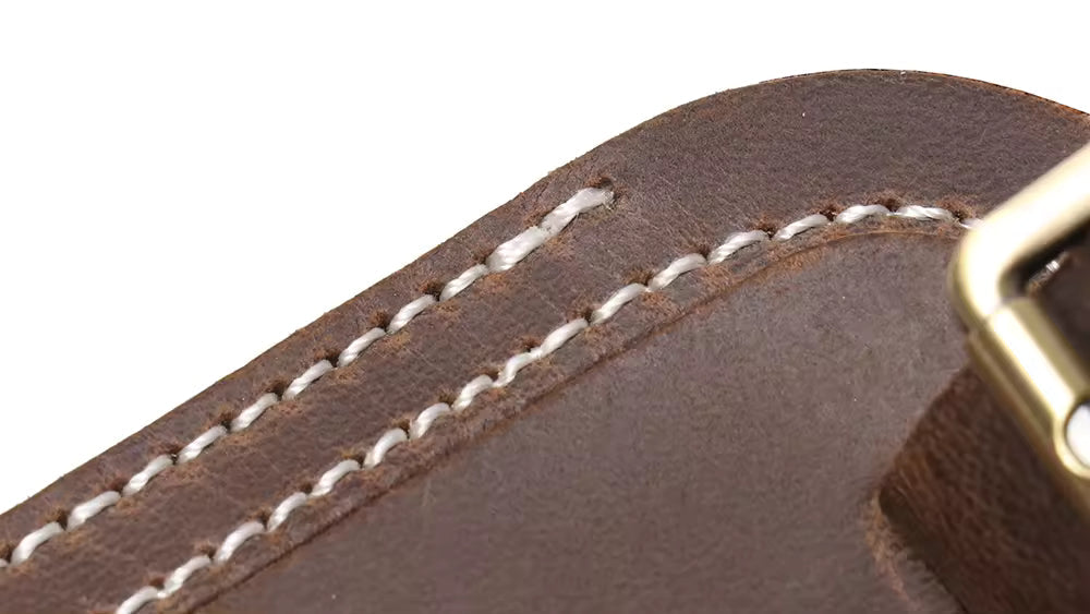 Steel Horse Leather Full Grain Leather Luggage Tag