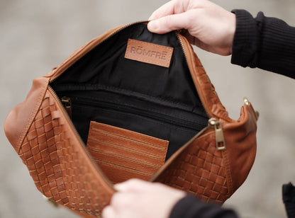 Romfre Haleiwa Woven Leather Sling Bag - Stiles Supply Co.