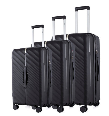 Mirage IZOD Gail Hard shell Expandable 3 Piece Luggage Set - Stiles Supply Co.