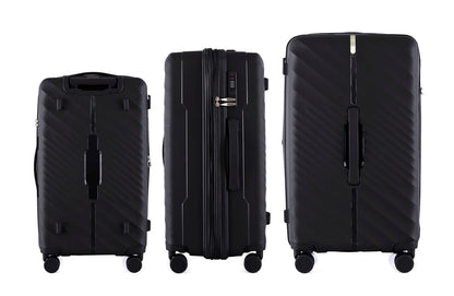 Mirage IZOD Gail Hard shell Expandable 3 Piece Luggage Set - Stiles Supply Co.