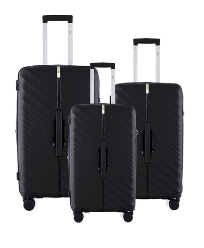 Mirage IZOD Gail Hard shell Expandable 3 Piece Luggage Set - Stiles Supply Co.