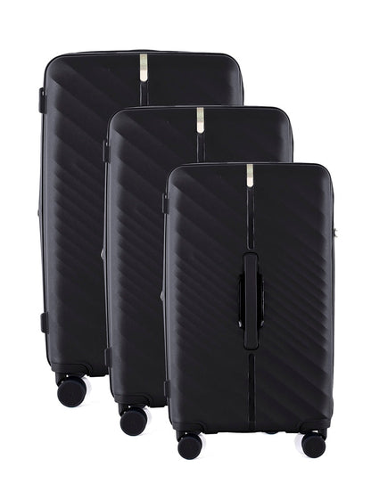 Mirage IZOD Gail Hard shell Expandable 3 Piece Luggage Set - Stiles Supply Co.
