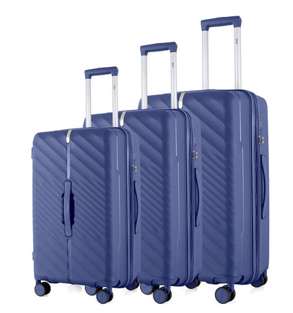 Mirage IZOD Gail Hard shell Expandable 3 Piece Luggage Set - Stiles Supply Co.