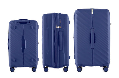 Mirage IZOD Gail Hard shell Expandable 3 Piece Luggage Set - Stiles Supply Co.