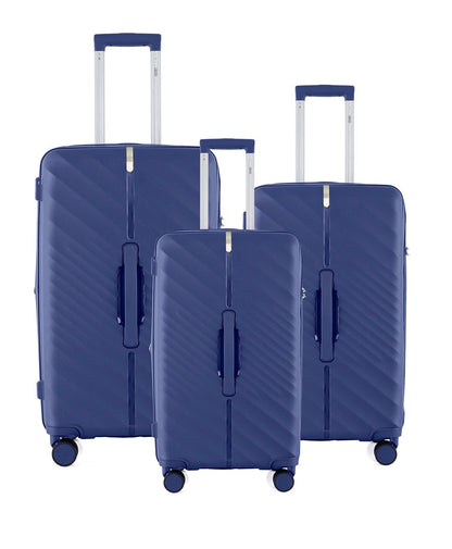 Mirage IZOD Gail Hard shell Expandable 3 Piece Luggage Set - Stiles Supply Co.