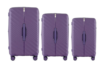 Mirage IZOD Gail Hard shell Expandable 3 Piece Luggage Set - Stiles Supply Co.