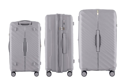 Mirage IZOD Gail Hard shell Expandable 3 Piece Luggage Set - Stiles Supply Co.