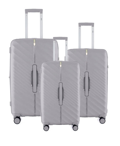 Mirage IZOD Gail Hard shell Expandable 3 Piece Luggage Set - Stiles Supply Co.