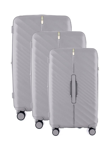 Mirage IZOD Gail Hard shell Expandable 3 Piece Luggage Set - Stiles Supply Co.