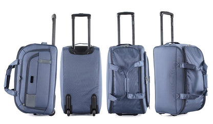 IZOD Gavin Soft shell Lightweight Duffel Rolling Bag 4 Piece Set - Stiles Supply Co.