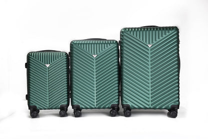 Mirage Gilana ABS Hard shell Lightweight 3 Piece Luggage Set - Stiles Supply Co.