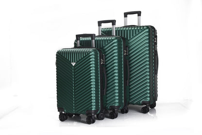 Mirage Gilana ABS Hard shell Lightweight 3 Piece Luggage Set - Stiles Supply Co.