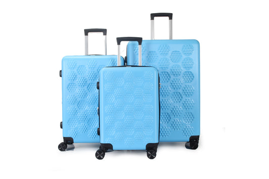 IZOD Golf Expandable Hard shell Lightweight 3 Piece Luggage Set - Stiles Supply Co.