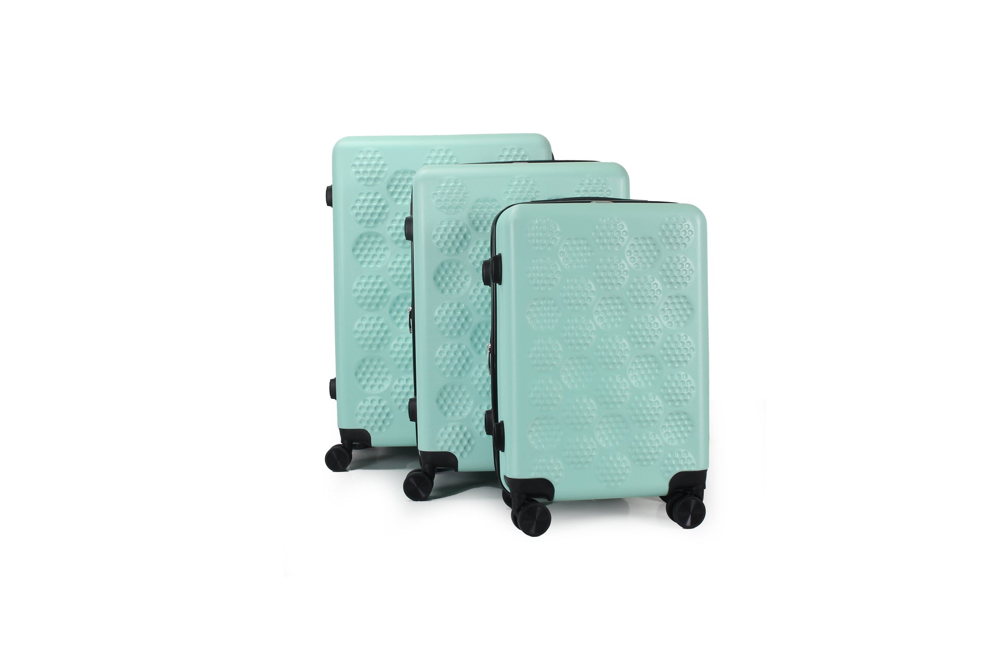 IZOD Golf Expandable Hard shell Lightweight 3 Piece Luggage Set - Stiles Supply Co.