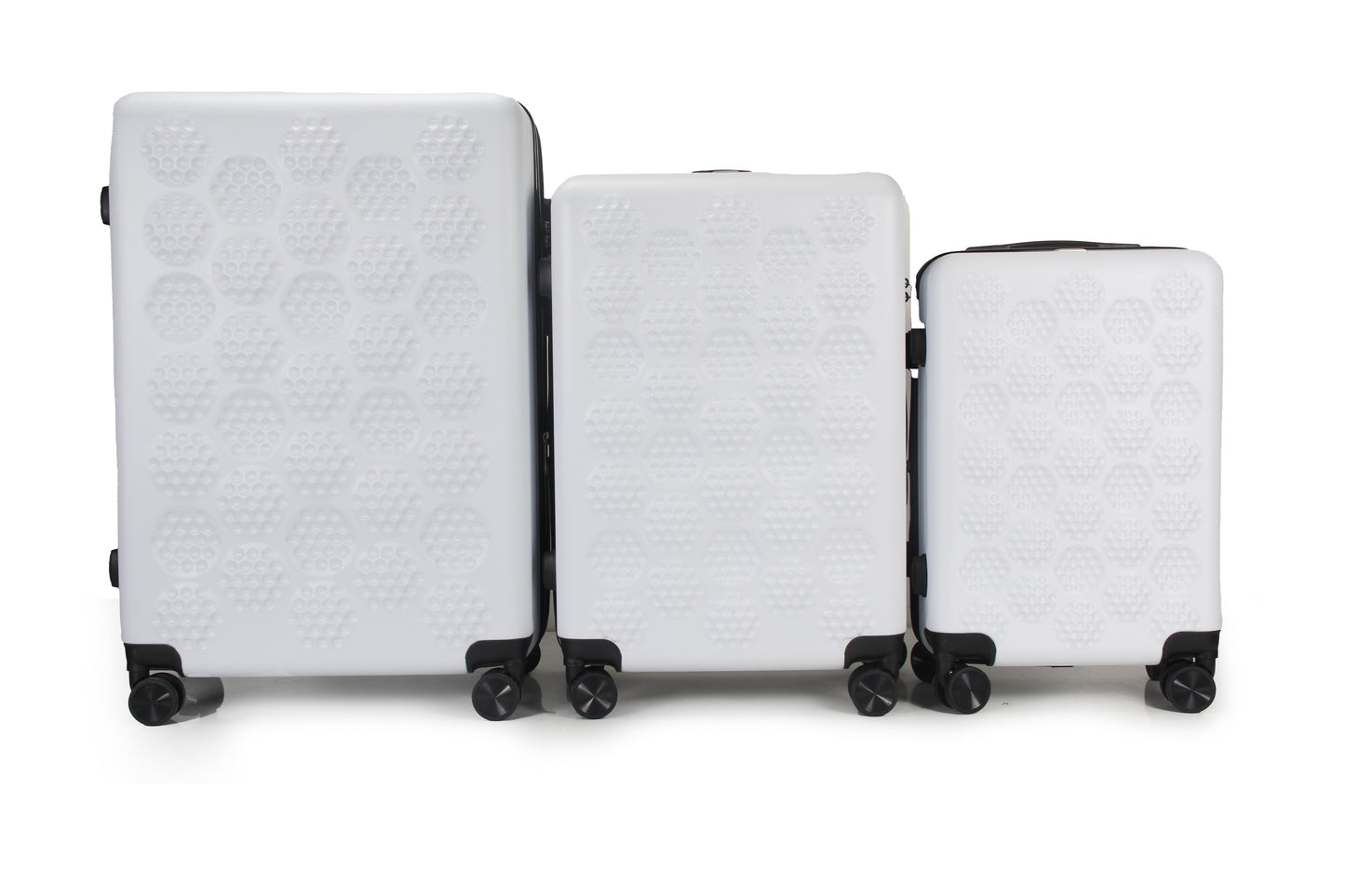 IZOD Golf Expandable Hard shell Lightweight 3 Piece Luggage Set - Stiles Supply Co.