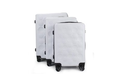 IZOD Golf Expandable Hard shell Lightweight 3 Piece Luggage Set - Stiles Supply Co.