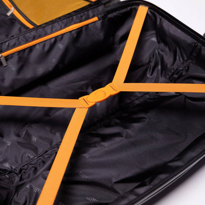 Sole Premise 24-inch Black Hardcase Checked Luggage