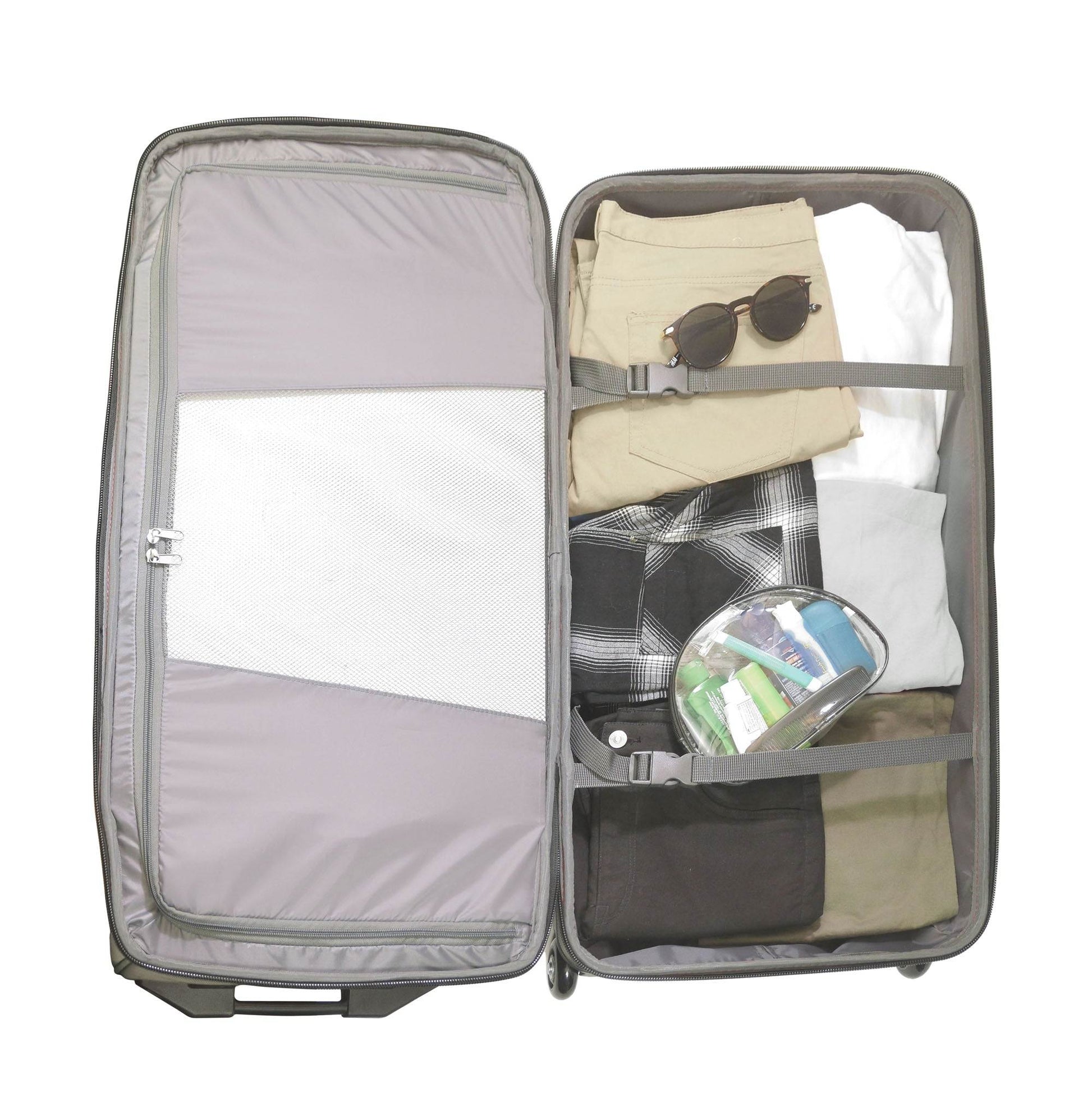 Workhorse 30" Split Level Khaki FŪL Rolling Duffle Bag