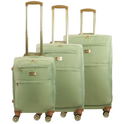 Tommy Bahama 3-Piece Green Soft-Sided Luggage Set - Stiles Supply Co.