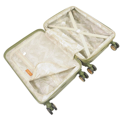 Tommy Bahama 26.5" Green Hardside Spinner with Stripes - Stiles Supply Co.
