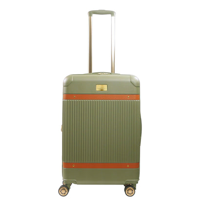 Tommy Bahama 26.5" Green Hardside Spinner with Stripes - Stiles Supply Co.