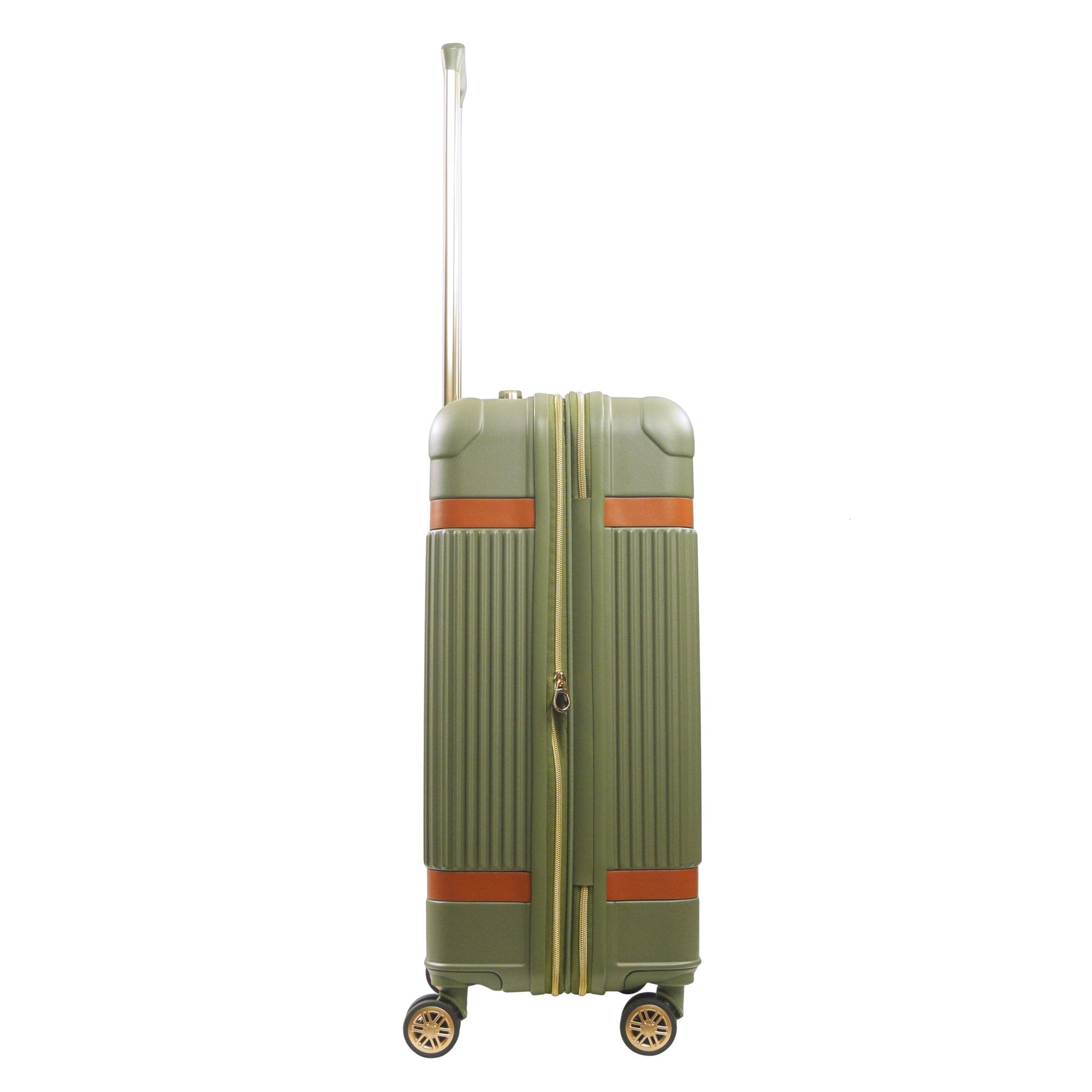 Tommy Bahama 26.5" Green Hardside Spinner with Stripes - Stiles Supply Co.