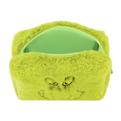 The Grinch Face Plush Cosmetic Bag - Stiles Supply Co.